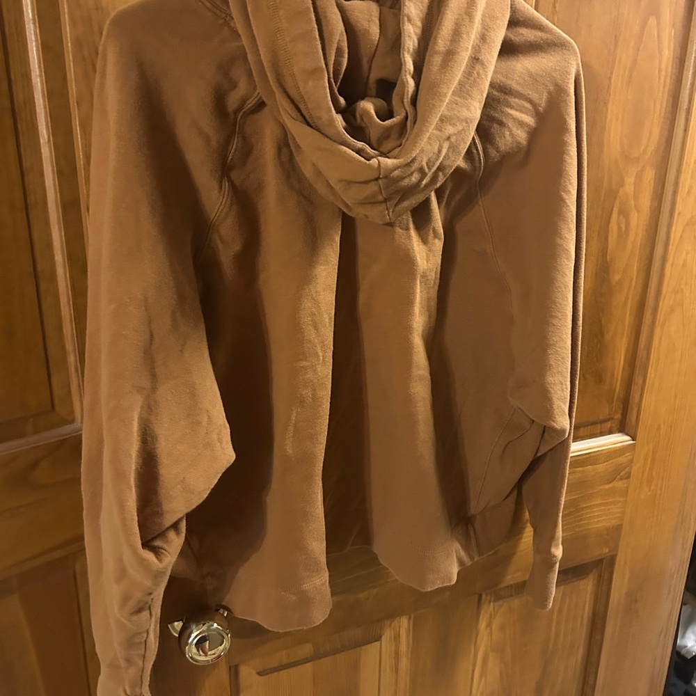 Vuori Burnt Orange Hoodie Cropped - Picture 4 of 4